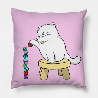 Gaming Cat (Stacking Dice) Pillow