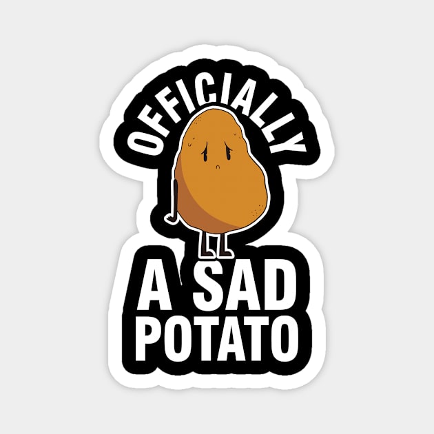 Sad Depressive Potato Magnet by Tobias Store