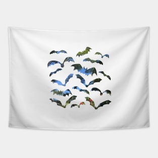 flying Bat art Tapestry