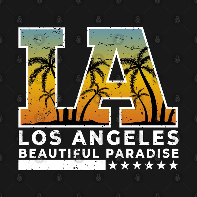 LA LOS ANGELES BEAUTIFUL PARADISE Retro Vintage by Elias-nm