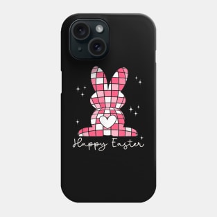 Happy Easter Pink Rabbit Bunny Disco Easter Day Women Kids Phone Case