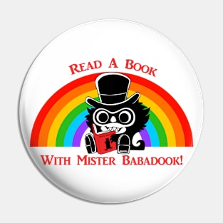 Read a Book! with Mr. Babadook Pin