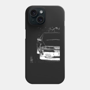 Skyline R32 GTR Wireframe White Phone Case