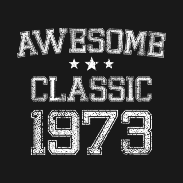 Awesome Vintage 1973 Retro Classic 1973 Born In 1973 Born In 1973 T