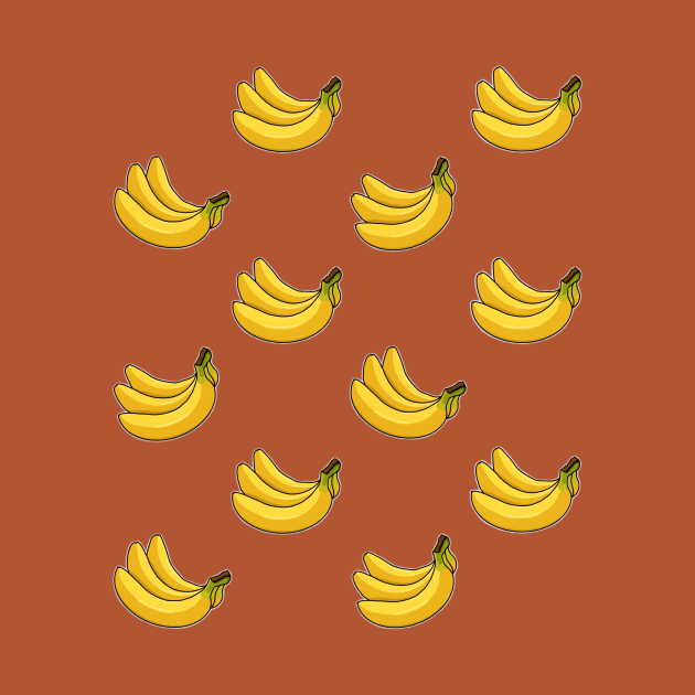 Going Bananas! Banana pattern by AlmightyClaire