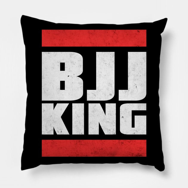BJJ king - brazilian jiu-jitsu Pillow by fighterswin