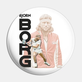 Borg // Retro Tennis Icon Tribute Pin