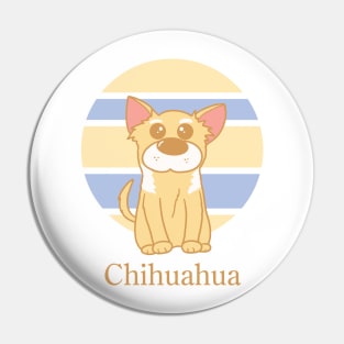 Cute Dogs illustrations - Chihuahua Pin