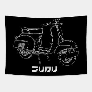 FLCL Scooter Anime Shirt Tapestry