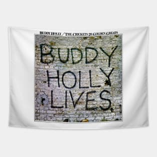 Buddy Holly 20 Golden Greats Album Cover Tapestry