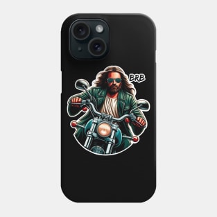 BRB meme Jesus is coming soon Motorbike Phone Case