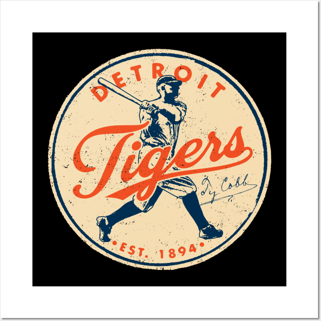 Detroit Tigers Est 1894 Vintage Baseball Shirt