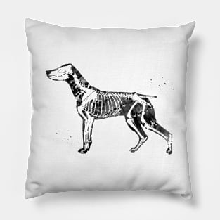 Dog Skeleton Pillow