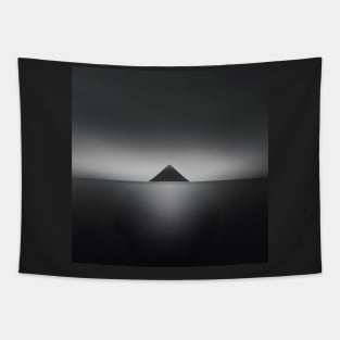 Pyramid Minimalist Abstract Art Tapestry