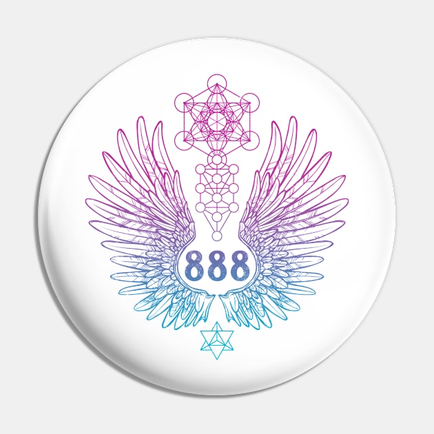 Angel Number 888 Sacred Geometry Pin by LadyMoldavite