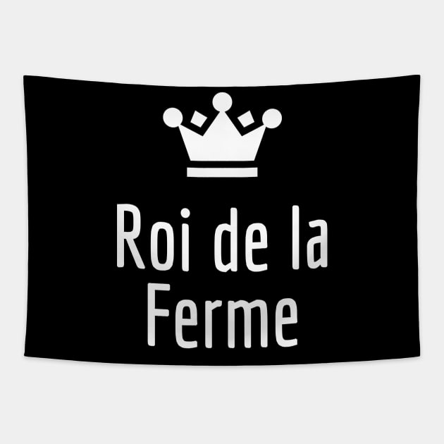 Roi de la ferme Tapestry by Chuckgraph