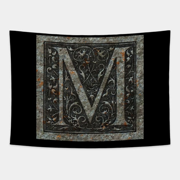 M written in Stone Tapestry by MichaelaGrove