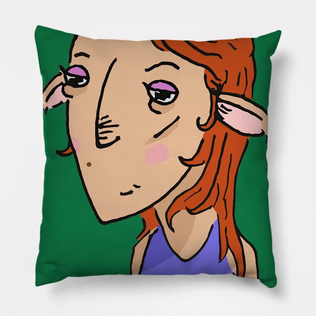 Lady GOAT Pillow by GOATSgear