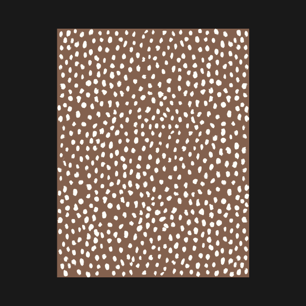 Brown Dalmatian Print Mask by cait-shaw