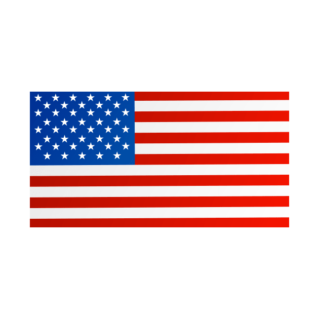 US flag blue red and white by Estudio3e