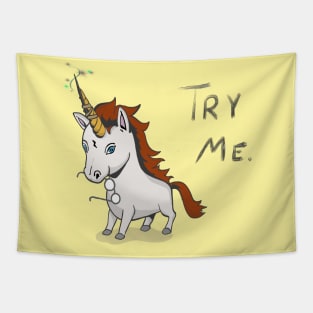 Magical Unicorn- Try Me Tapestry