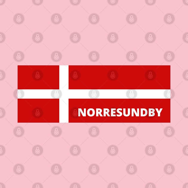 Norresundby Denmark in Danish Flag by aybe7elf