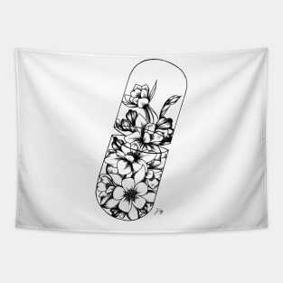 Flower Pill Tapestry