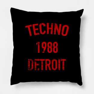 Techno music - 90s collector edition Pillow