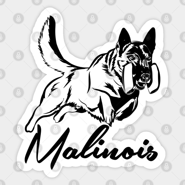 Malinois Belgian shepherd -Mechelaar Malinois Sticker