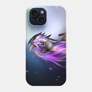 Beautiful tiefling (dark elf) druid Phone Case