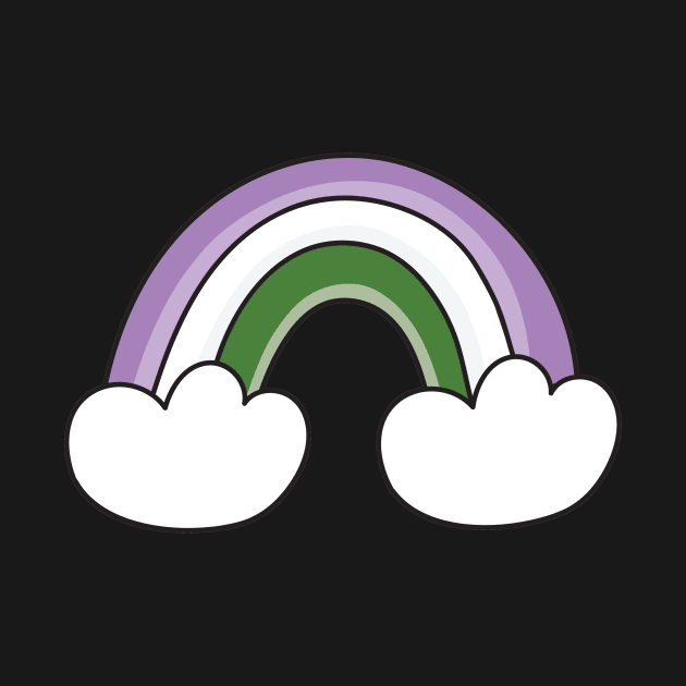 Genderqueer pride flag by snowshade