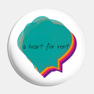 A heart for rent Pin