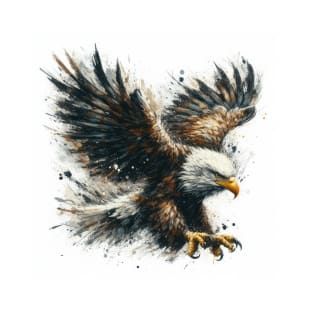 Patriotic Bald Eagle 4 T-Shirt