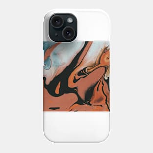 Close up photo of abstract painting Phone Case