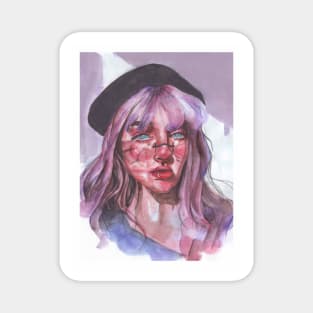 A Reverie - Portrait Magnet