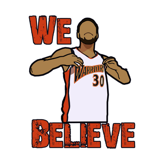 Steph Curry 'We Believe' - NBA Golden State Warriors by xavierjfong