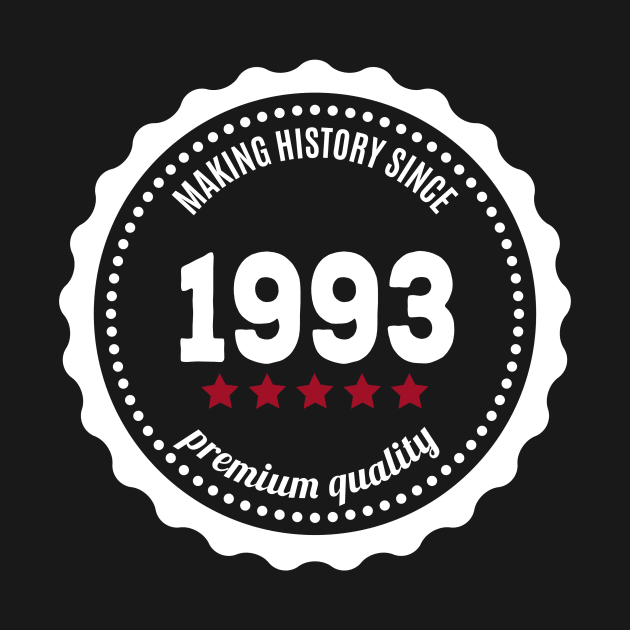 Making history since 1993 badge by JJFarquitectos