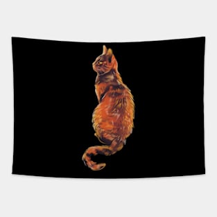 lonely cat Tapestry