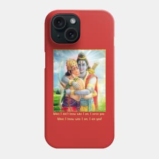 Hanuman said to Rama... Phone Case