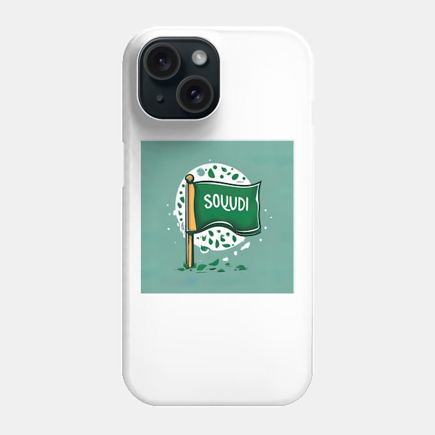 Saudi National Day Phone Case by Maverick Media