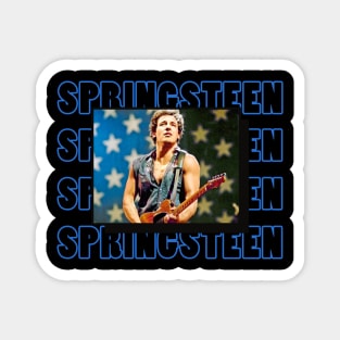 Retro Springsteen Magnet