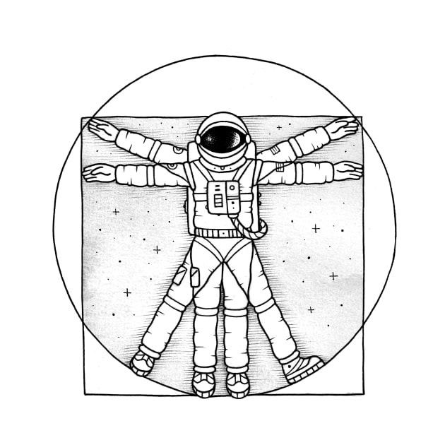 Vitruvian Spaceman by enkeldika2