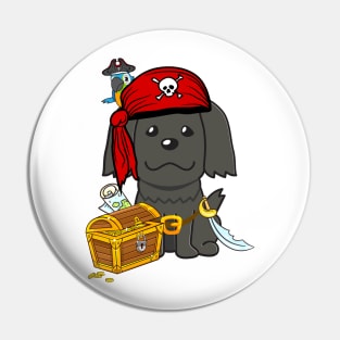 Funny Sheepdog is a pirate Pin