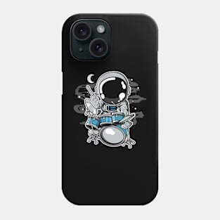 astronaut drummer Phone Case