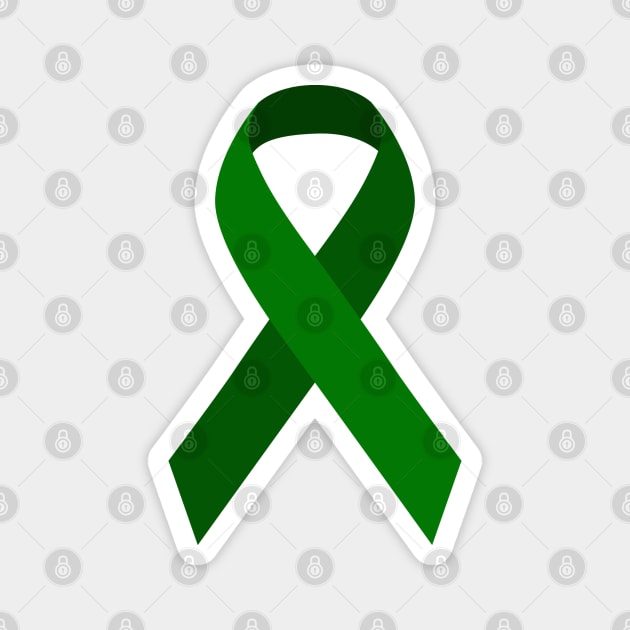 Green Ribbon Awareness Magnet by TinPis