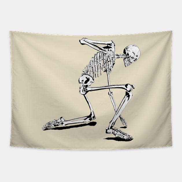 Skeleton Race Tapestry by IcarusPoe