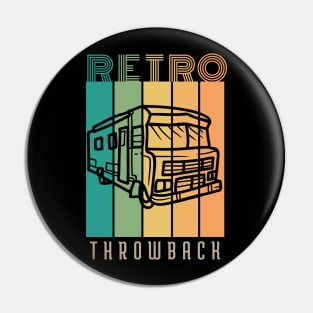 Retro Throwback Winnebago RV Camping Pin