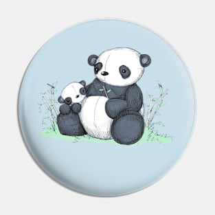 Plushie Panda Pin