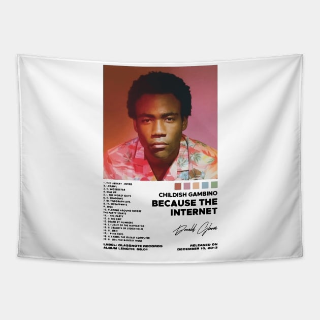 Childish Gambino - Because the Internet Tapestry by Capricorn Jones