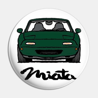 MX5 Miata NA British Racing Green Pin